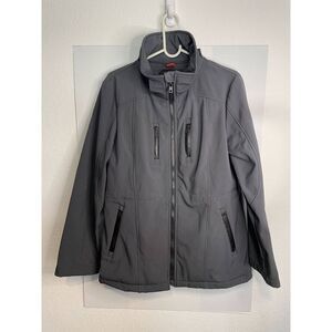 London‎ Fog Mens Functional Outdoor Gear Gray Zip Up Jacket Size L Outdoors Cold